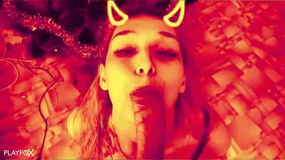 I-devilish hottie ibhejwa kahle kakhulu futhi igibela imbongolo yayo